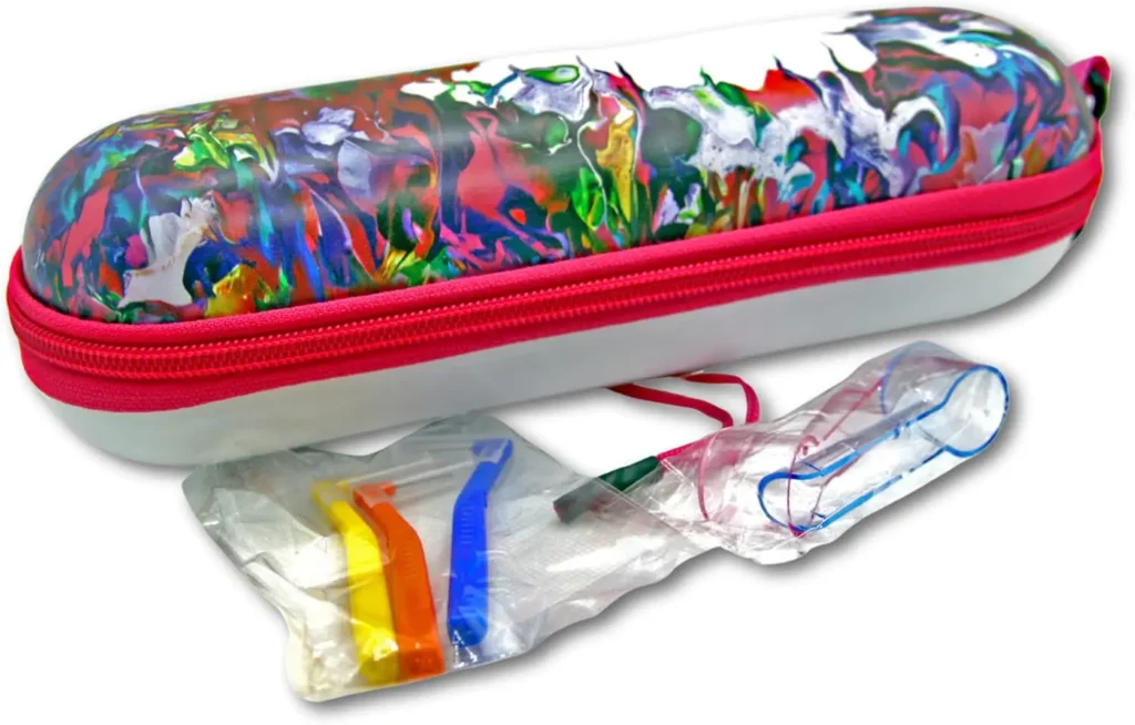 Estuche para cepillo de Dientes 🦷 Eléctrico Eqalli Rosa. Calidad y Diseño garantizados