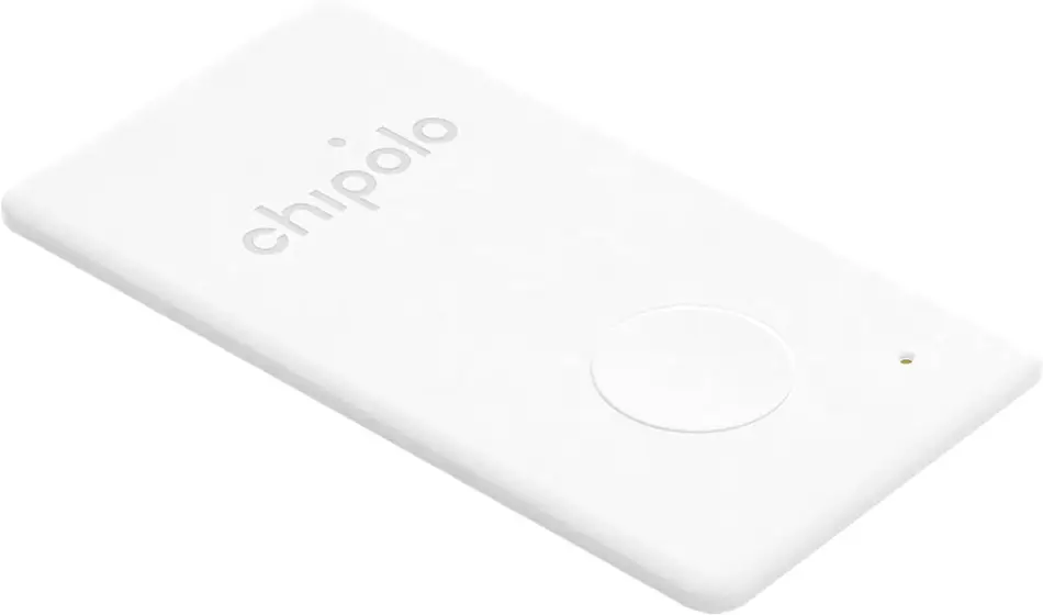 Localizador Bluetooth Chipolo Card con diseño ultradelgado, ideal para carteras y accesorios.