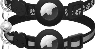 Pack de 2 Collares de Gato reflectantes para AirTag