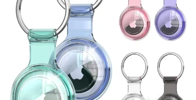 Pack de 6 LLaveros impermeables para AirTags de Apple Alyvisun