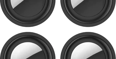 Pack de 4 Fundas de Silicona para AirTags Autoadhesivas
