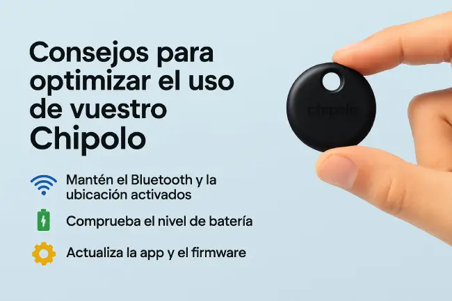 Consejos prácticos para optimizar el Chipolo: alertas de separación, batería, ubicación, nombres personalizados y uso remoto como disparador de selfies 🎯📱🔋📸