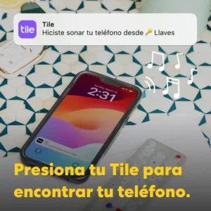 📱 Haz sonar tu móvil con Tile Pro 2024 incluso en modo silencio 🔇. Ideal para encontrarlo rápido..
