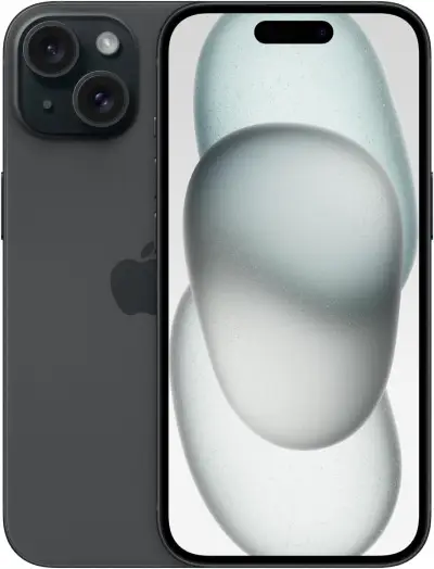 iPhone 15 de 128 GB en color rosa mostrando su diseño moderno y cámara dual de 48 MP ideal para fotografía de alta calidad 📸📱
