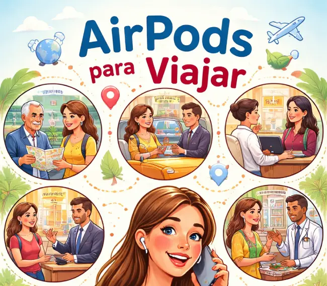 Opinión del Viajero ORganizado sobre la Traducción de los Airpods en tiempo real usado en viajes..