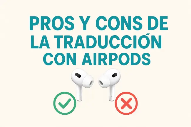 Opiniones de la traducción con AirPods en viajes: ventajas y desventajas reales del traductor en tiempo real de Apple para comunicaros en otros idiomas